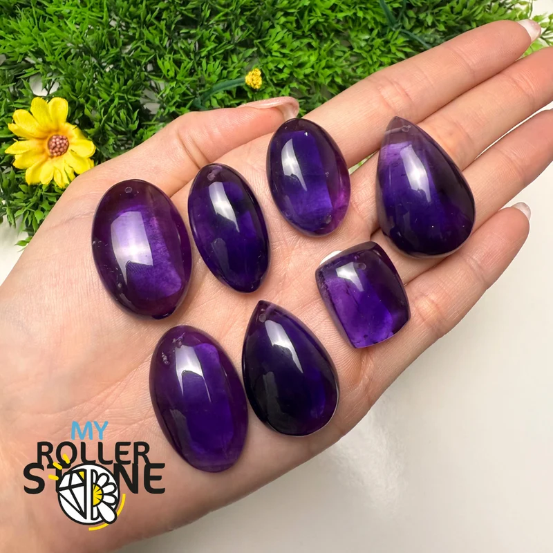 7A Amethyst Anhänger gebohrt