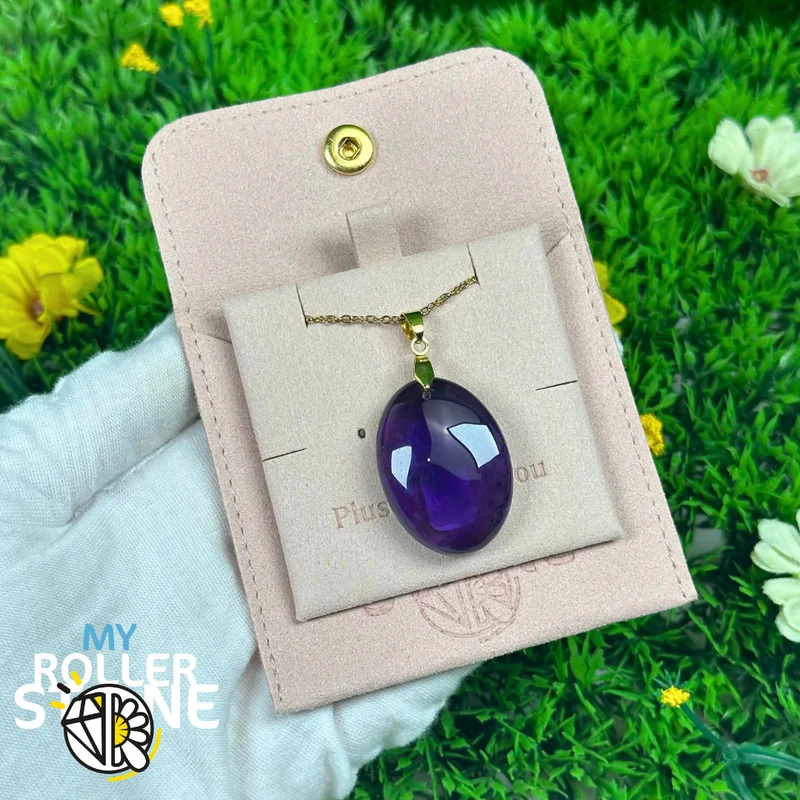 7A Amethyst Anhänger gebohrt