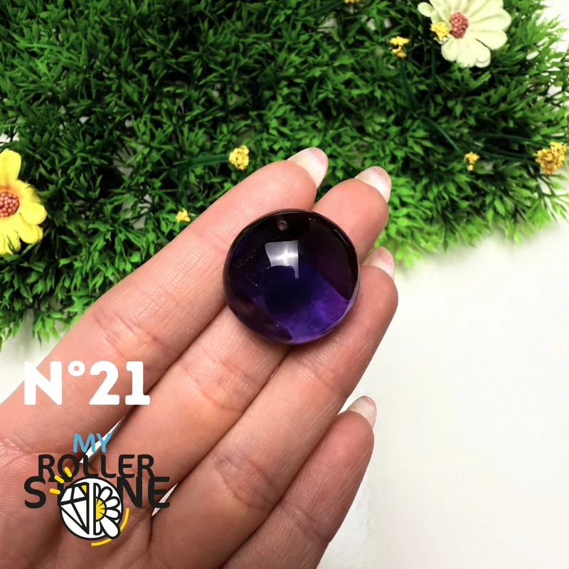 7A Amethyst Anhänger gebohrt