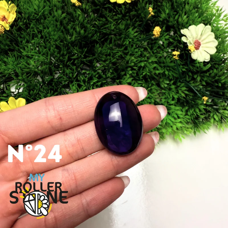 7A Amethyst Anhänger gebohrt