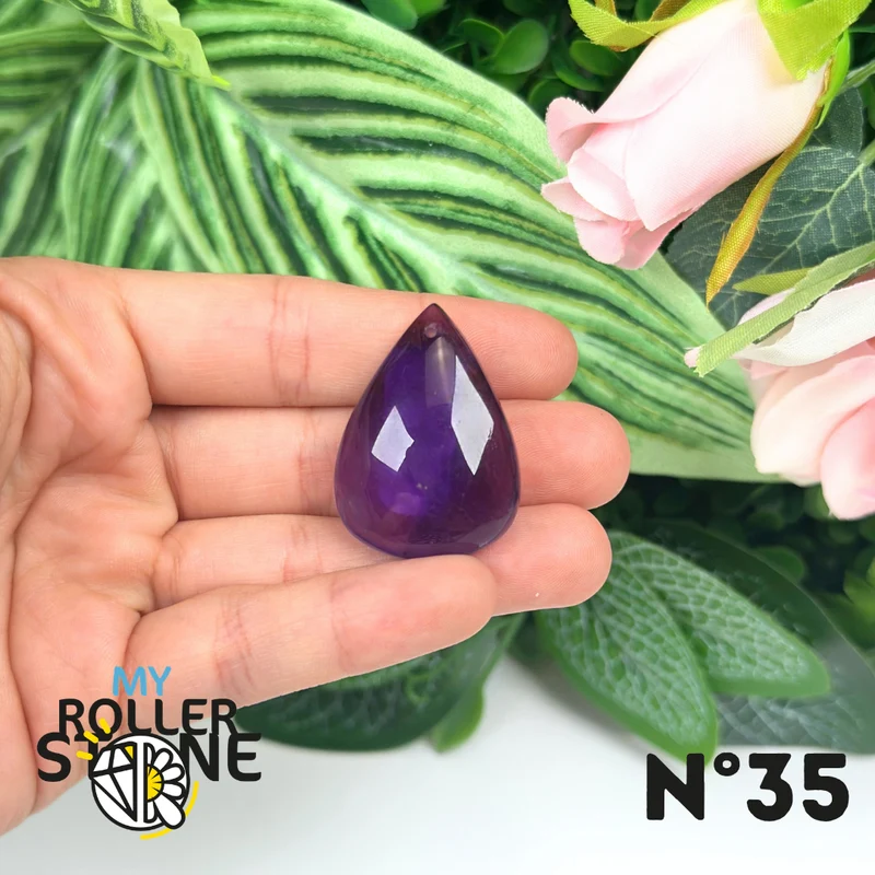 7A Amethyst Anhänger gebohrt