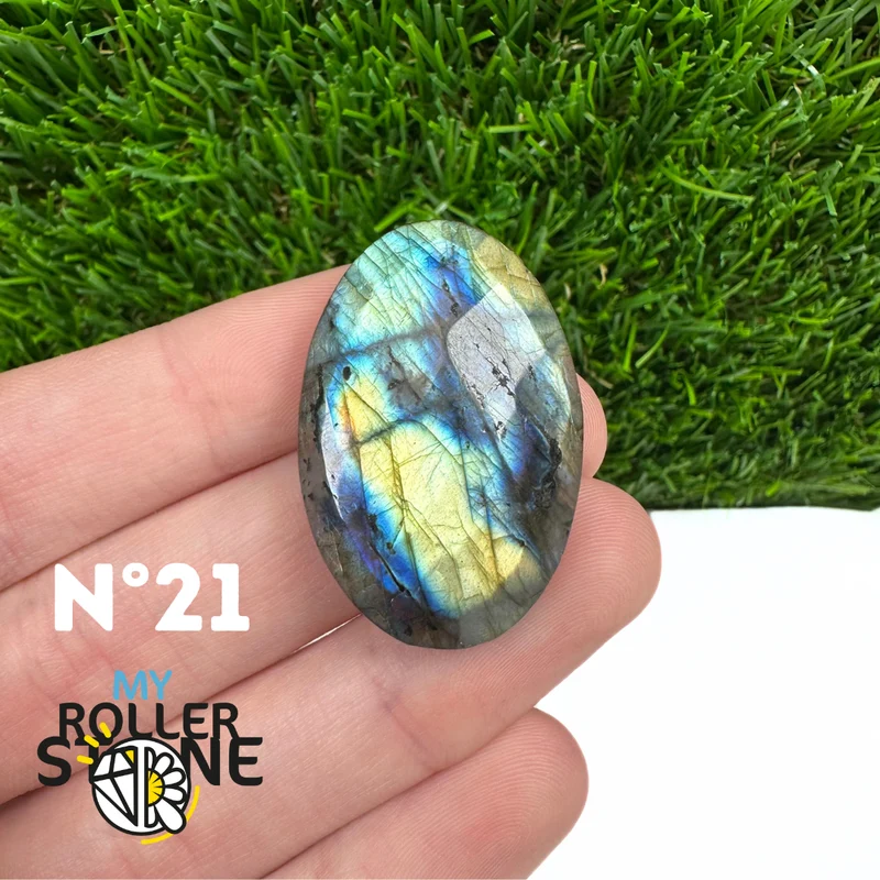 Freiform-Facettenschliff-Labradorit-Cabochon 5A