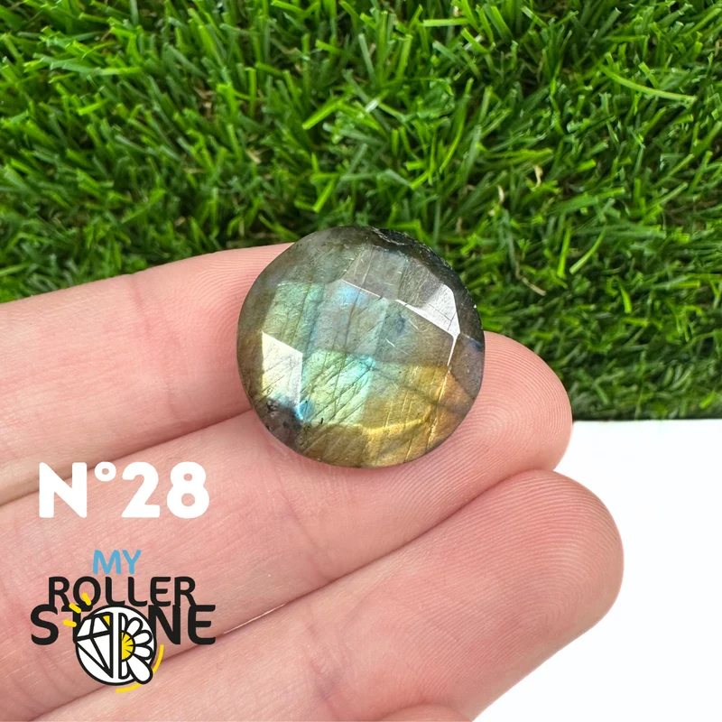 Freiform-Facettenschliff-Labradorit-Cabochon 5A