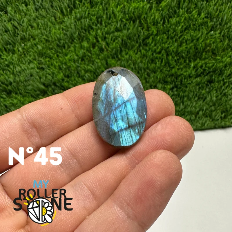 Freiform-Facettenschliff-Labradorit-Cabochon 5A