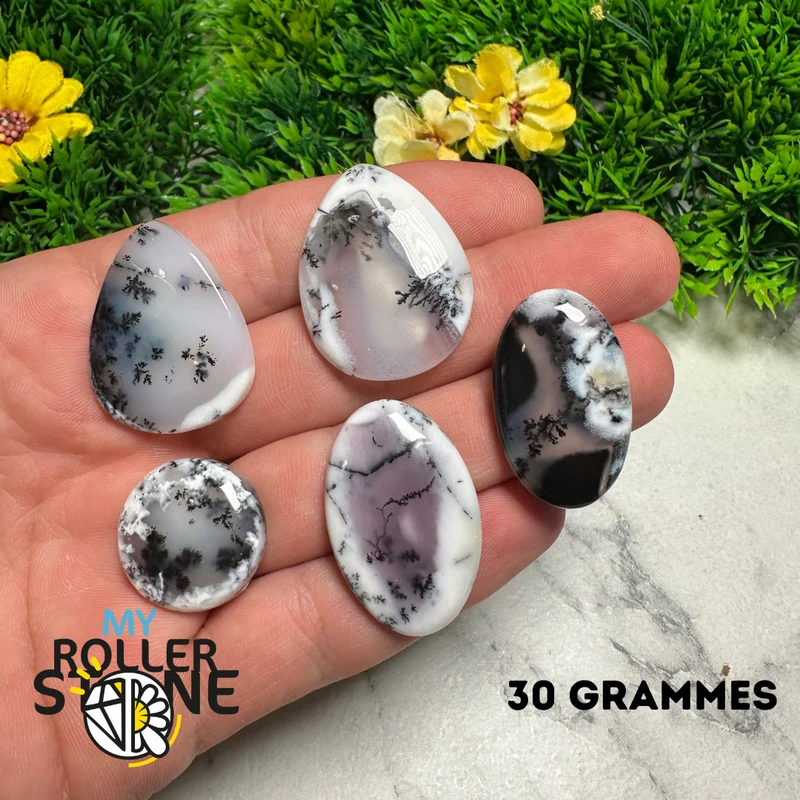 Dendritischer Opal Cabochon