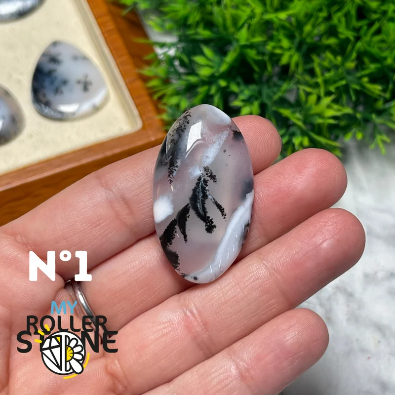 Dendritischer Opal Cabochon