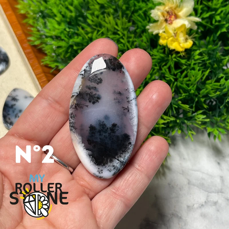 Dendritischer Opal Cabochon