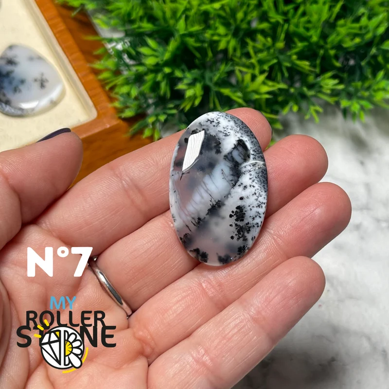 Dendritischer Opal Cabochon