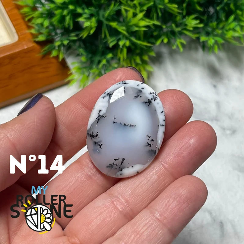 Dendritischer Opal Cabochon
