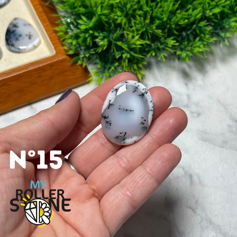 Dendritischer Opal Cabochon