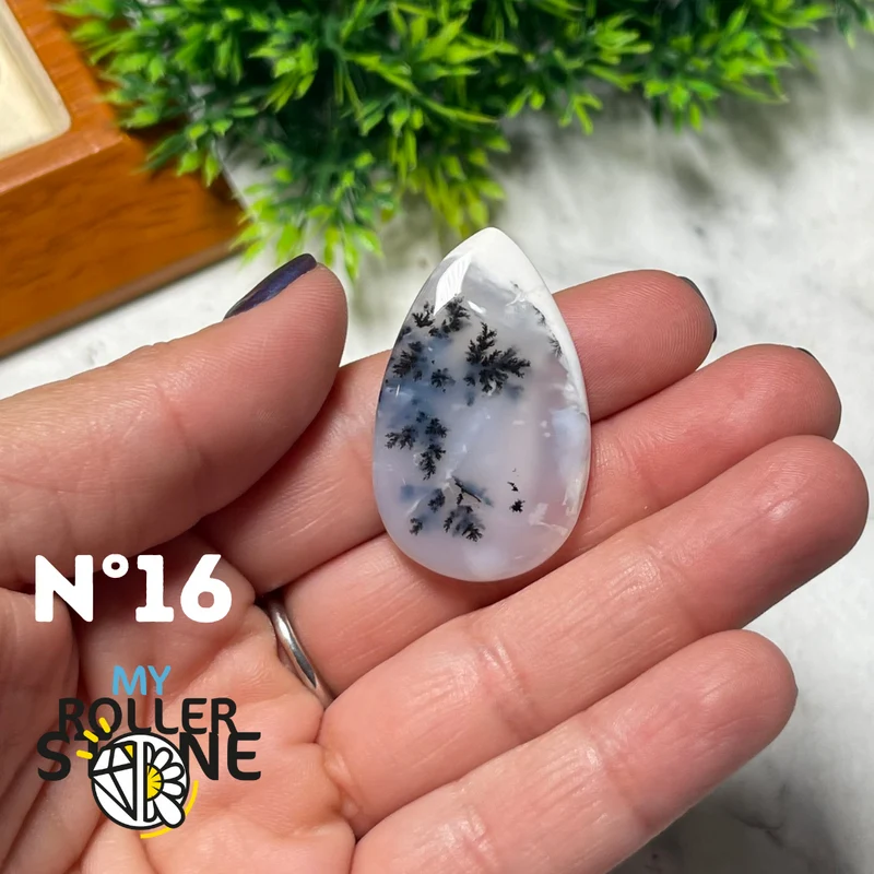 Dendritischer Opal Cabochon