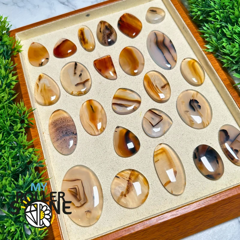 Cabochon Achat Montana Freiform