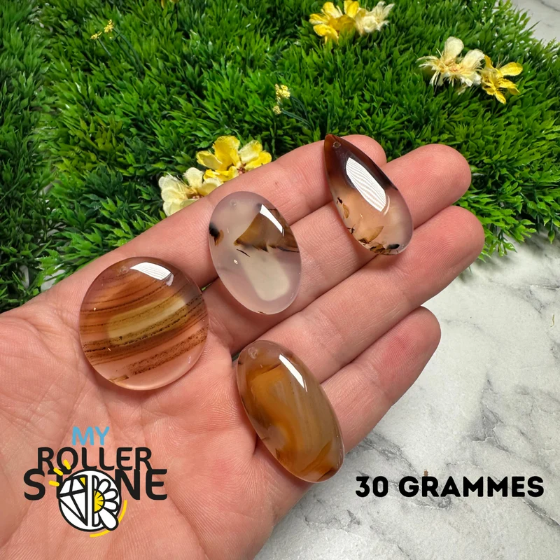 Cabochon Achat Montana Freiform