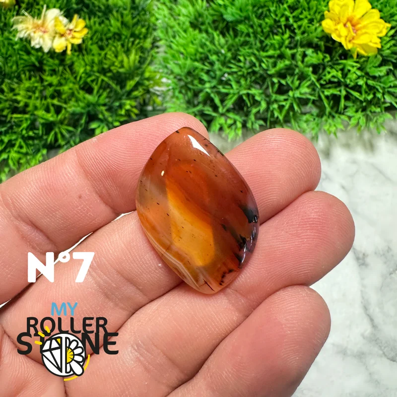 Cabochon Achat Montana Freiform