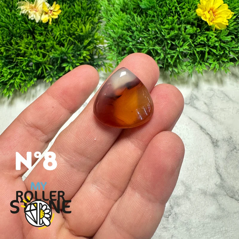 Cabochon Achat Montana Freiform