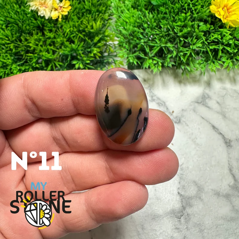 Cabochon Achat Montana Freiform