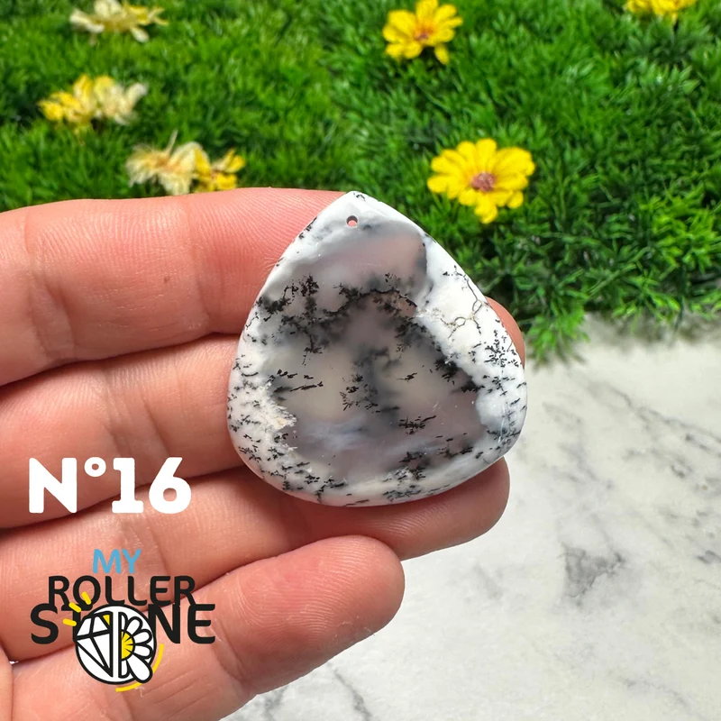 Dendritischer Opal Anhänger