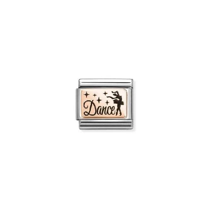 Classic Rose Gold Dance Sports & Hobbies Charms