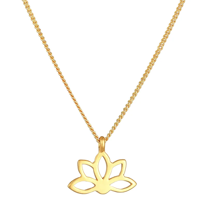 Halskette Lotusblume