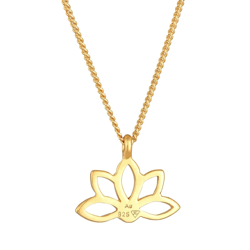 Halskette Lotusblume