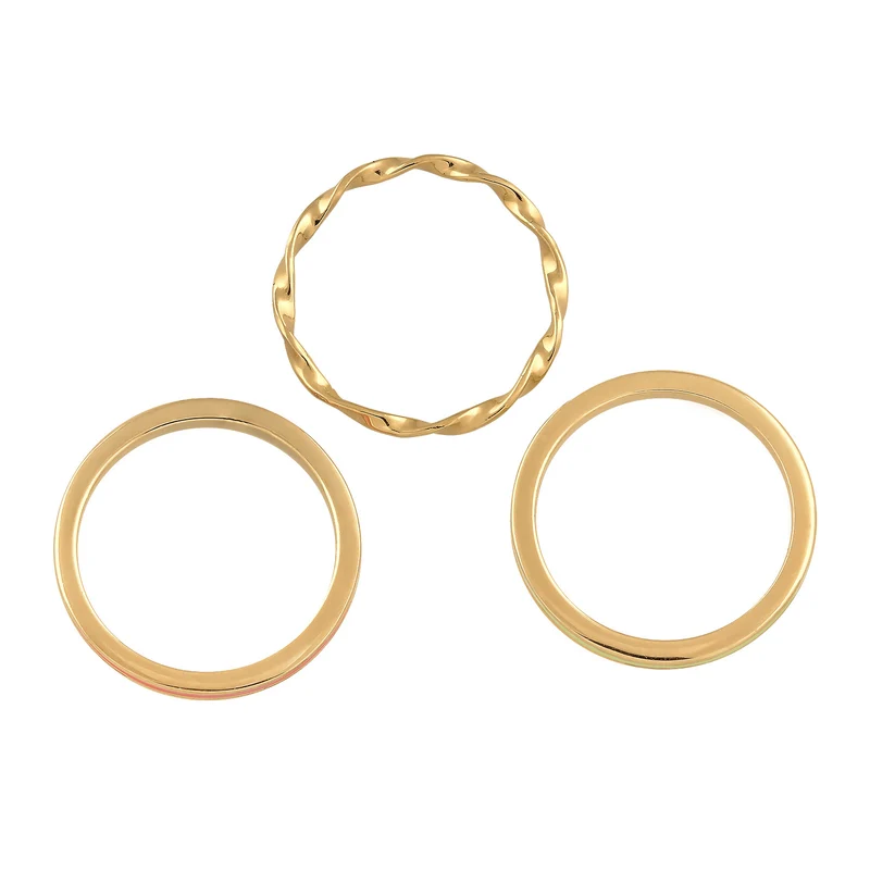 Ringset | Emaille (Lila)