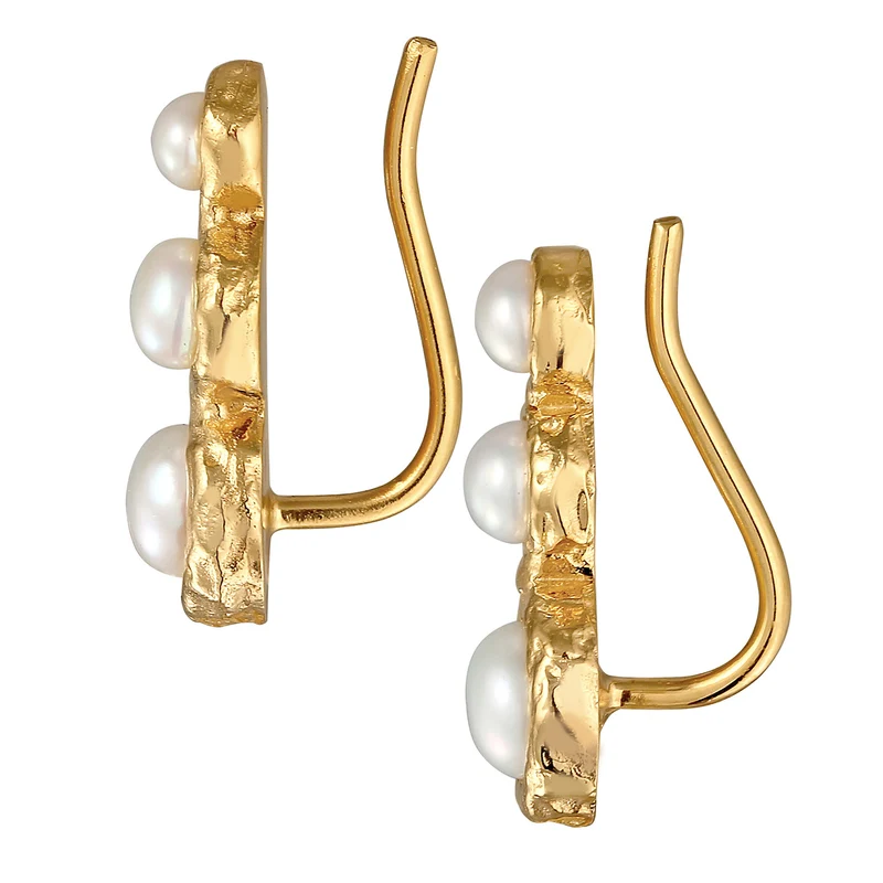 Earclimber Organic | Süßwasserperlen