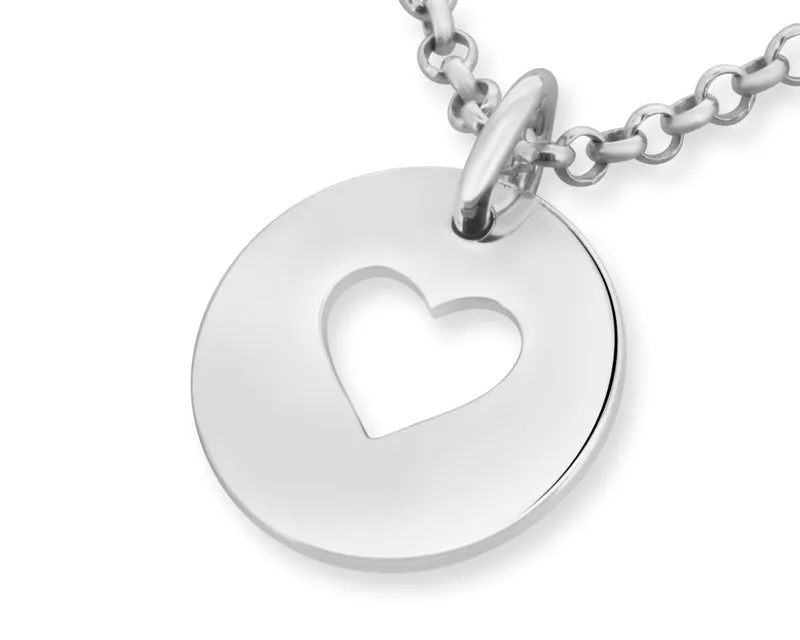 SILBERKETTE MIT HERZ, ONLINE JUWELIER GALWANI, SILBERSCHMUCK