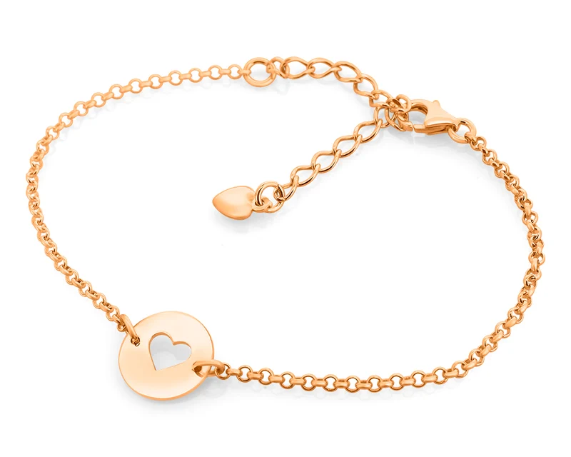 DAMEN ARMBAND MIT HERZ DESIGNER SCHMUCK HERZARMBAND MUTTER TOCHTER
