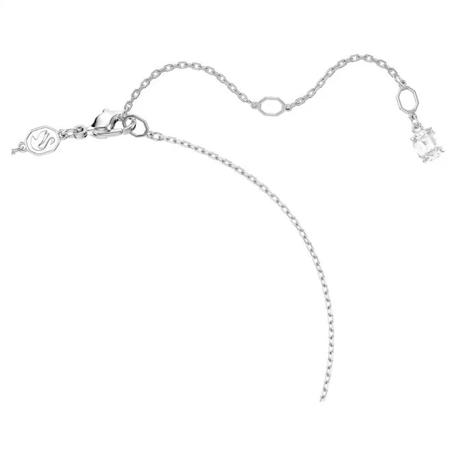 Ariana Grande x Swarovski Heart Pendant with Mixed Cuts & White Crystal in Rhodium Silver