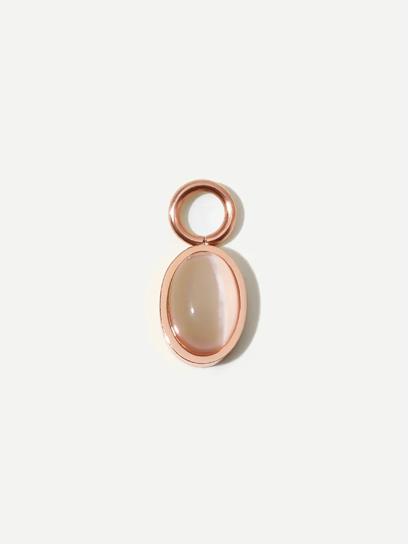 8x5,8mm Quiet Light Ohrring-Charm