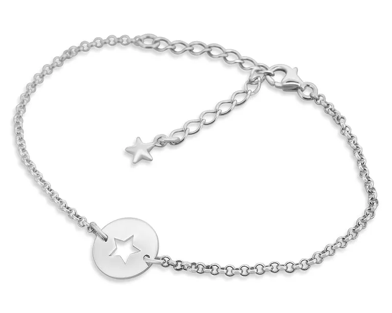 SILBERARMBAND MIT STERN SILBERSCHMUCK ONLINE JUWELIER