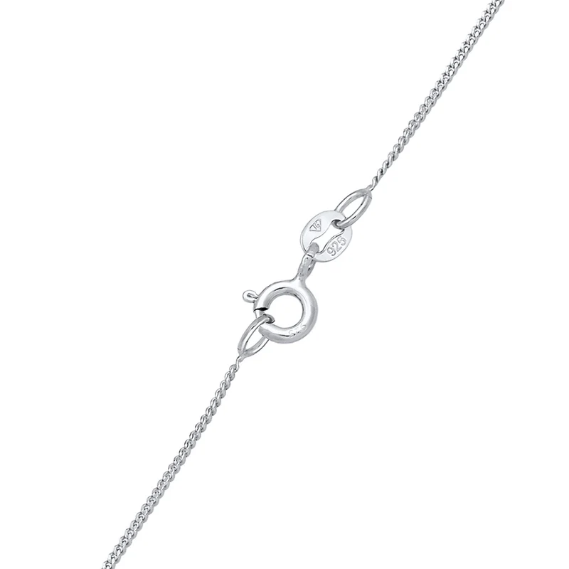 Halskette Infinity Anhänger | Mit Kristallen von Swarovski® (Weiß)