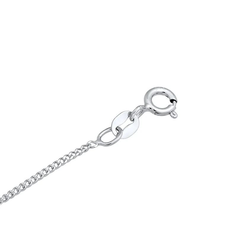 Halskette Infinity Anhänger | Mit Kristallen von Swarovski® (Weiß)