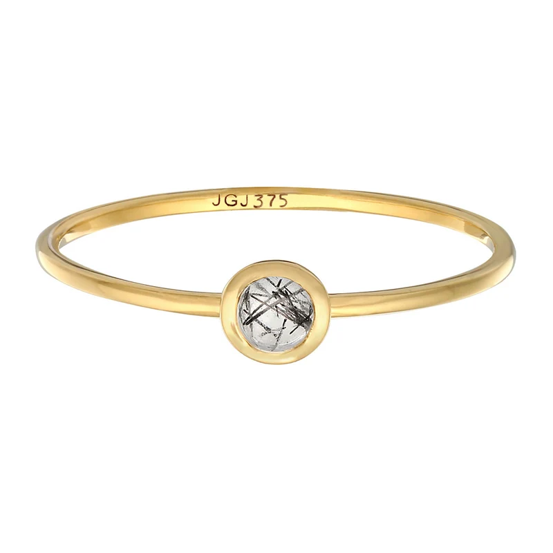 Solitär-Ring | Turmalin Quartz