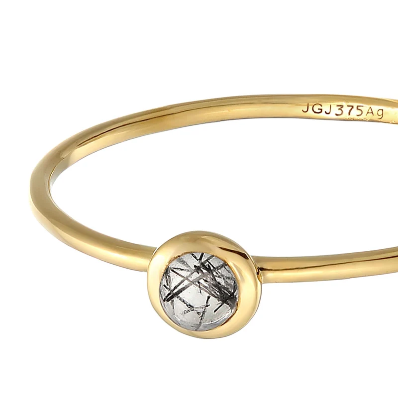 Solitär-Ring | Turmalin Quartz