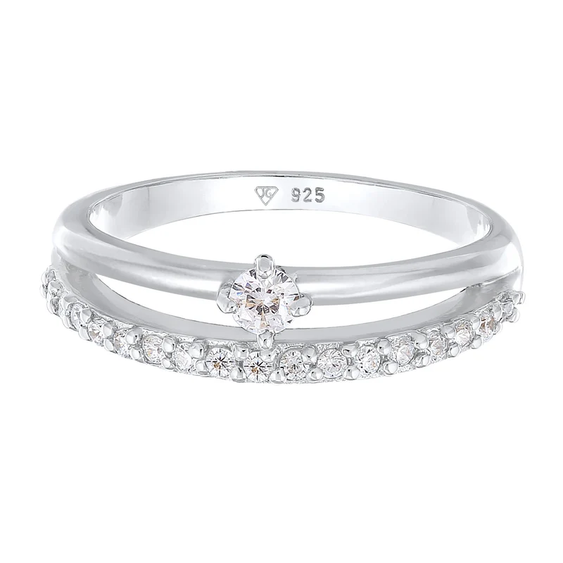 Ring Solitär | Zirkonia (Weiß)