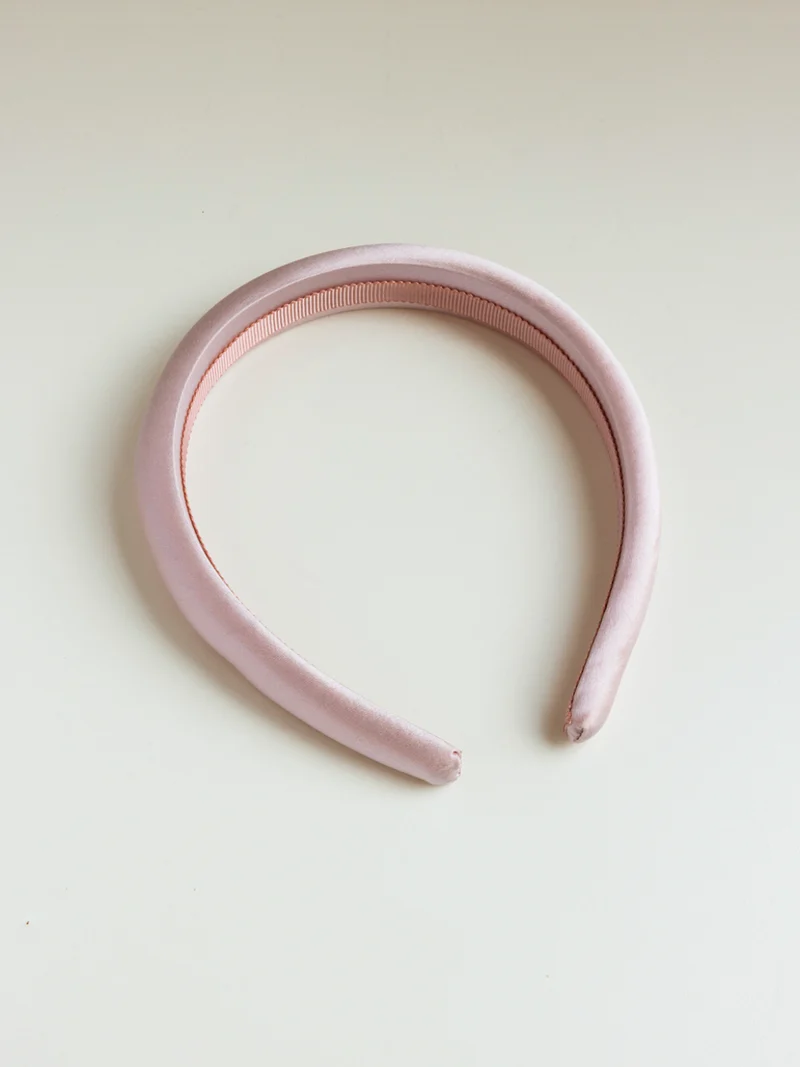Charming Grace Pure Silk Haarreif Light Pink