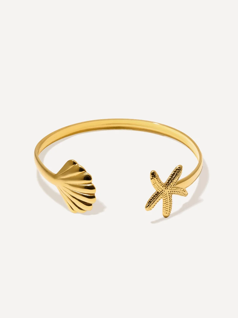 Shell Starfish Armcuff