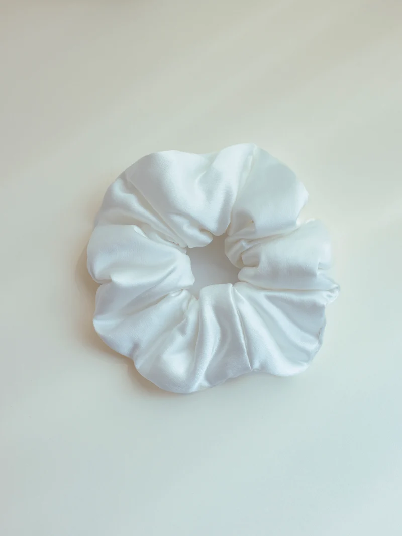Fluffy Touch Pure Silk Scrunchie