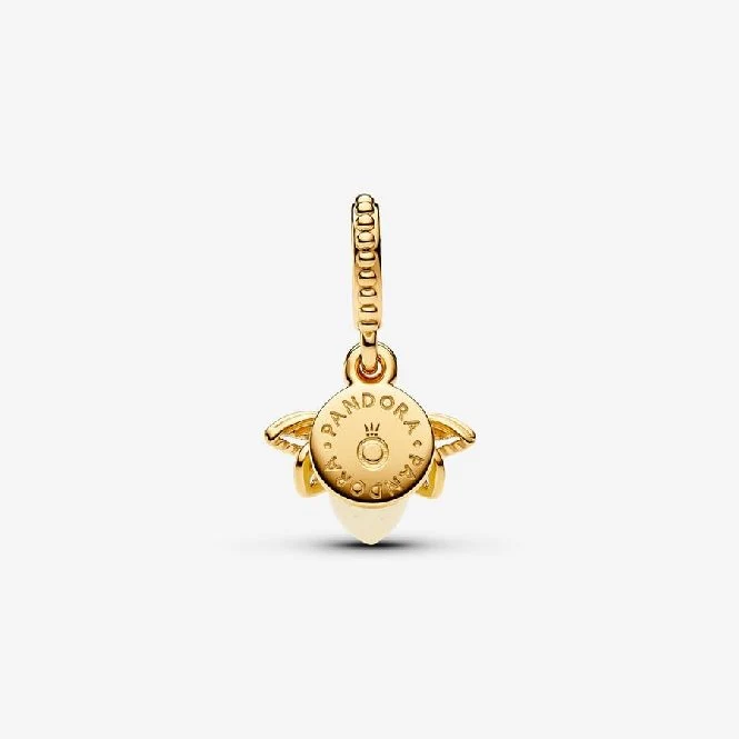 Gold Glow-in-the-dark Firefly Dangle Charms