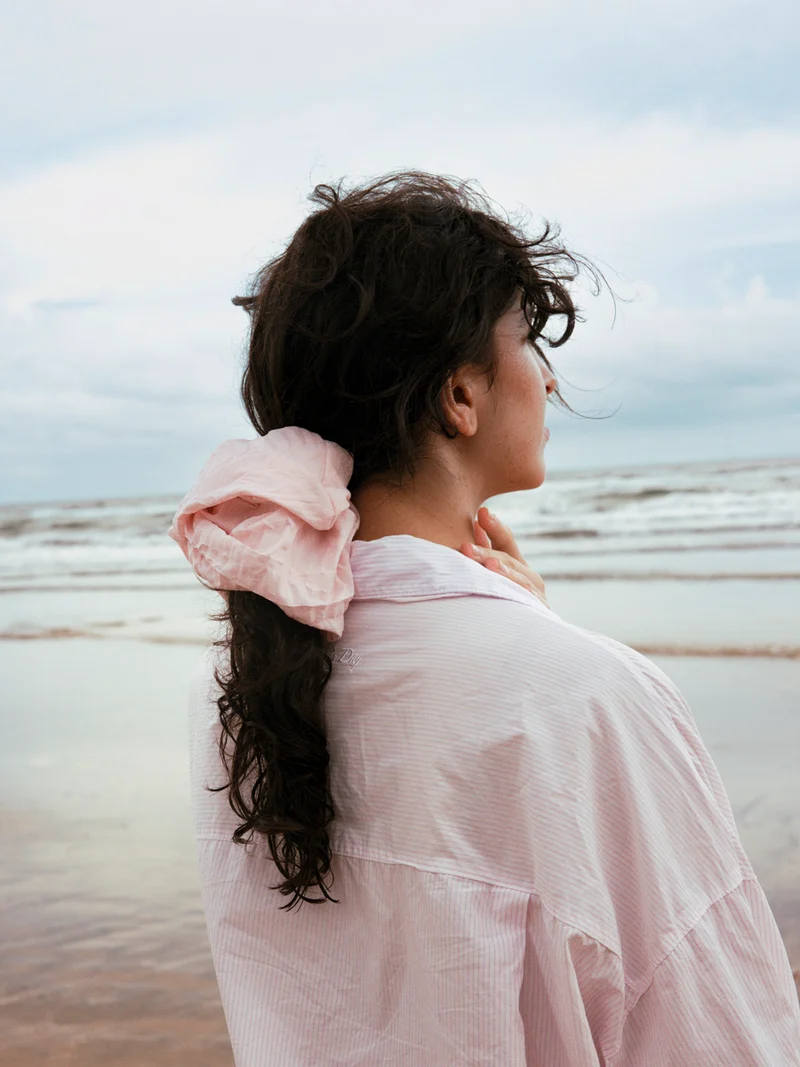 Light Flow Pink Scrunchie