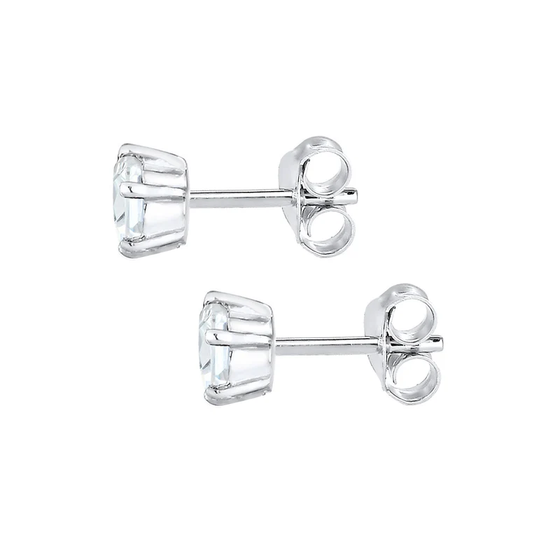 Ohrstecker Basic | Mit Kristallen von Swarovski® (Weiß)