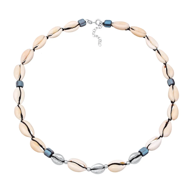 Choker Glas Beads | Kauri Muscheln