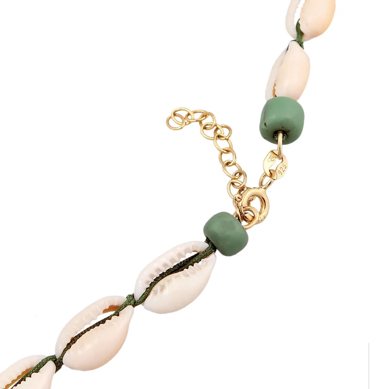 Choker Glas Beads | Kauri Muscheln