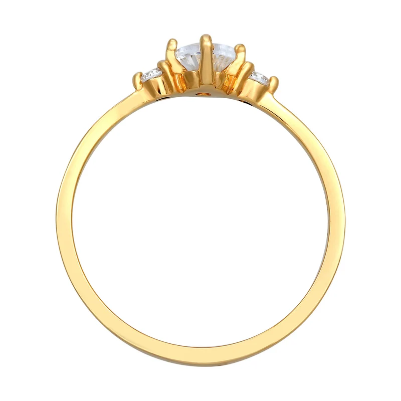 Verlobungsring Oval | Zirkonia (Weiß)