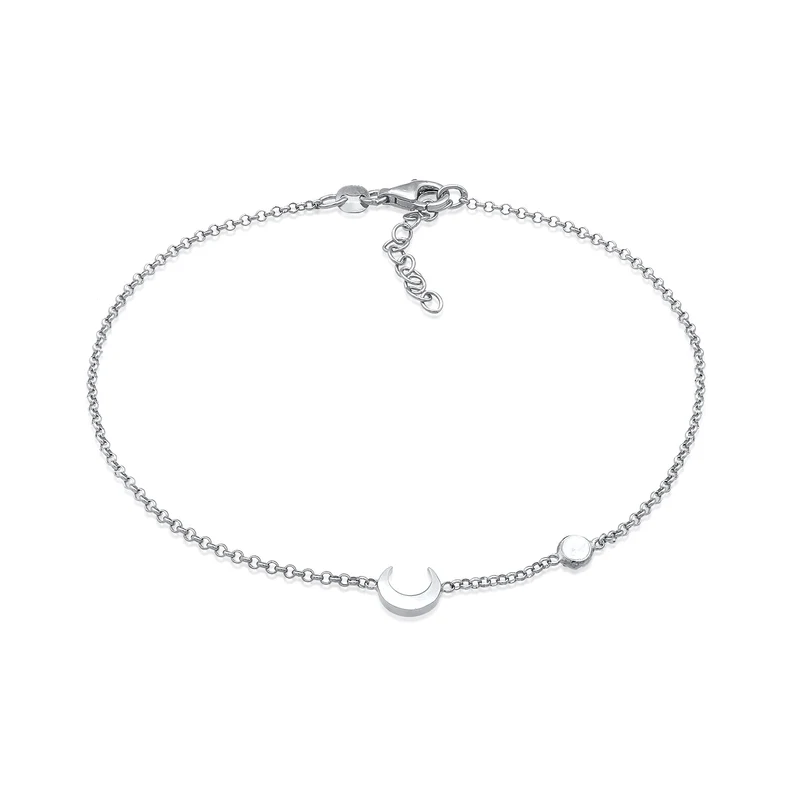 Armband Mond | Mondstein (Weiß)