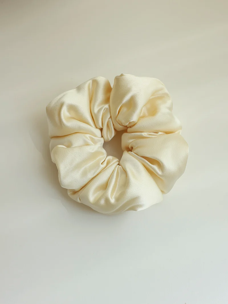 Fluffy Touch Pure Silk Scrunchie