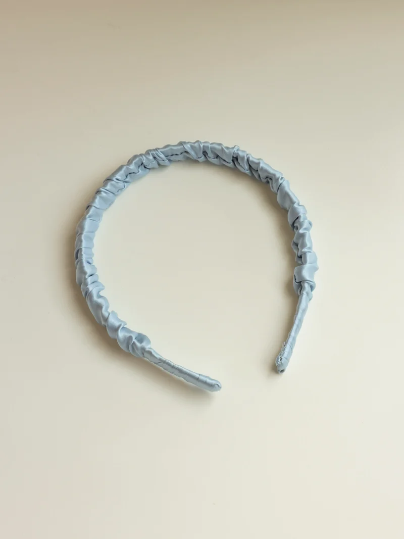 Elegant Hold Pure Silk Haarreif Blue