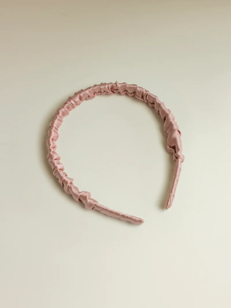 Elegant Hold Pure Silk Haarreif Pink
