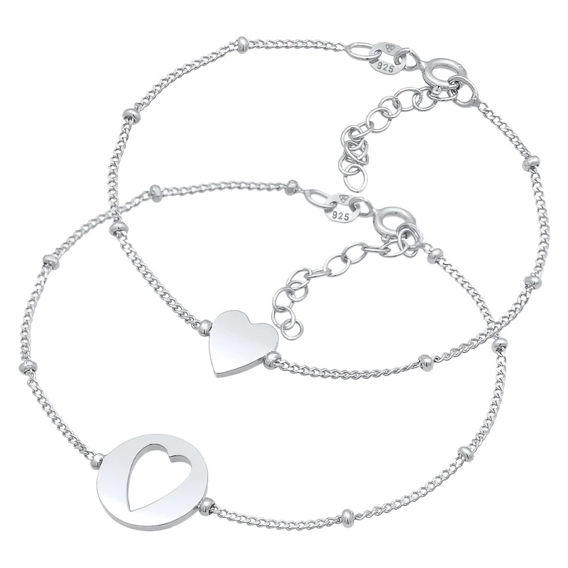 Mutter-Kind-Armbandset Herz